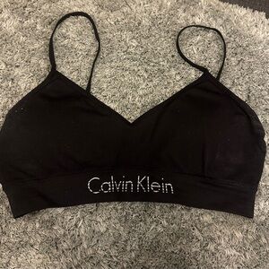 Calvin Klein Black Seamless Bralette